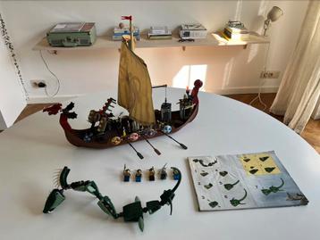 Lego set 7018 Viking Ship vs the Midgard Serpent, Enlèvement ou Envoi, Utilisé, Briques en vrac, Lego