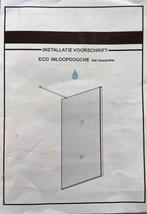 Douchewand 200x120, Ophalen, Nieuw, Chroom, Douche