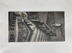 ets grijswaarden 40cm/25cm, Antiek en Kunst, Kunst | Etsen en Gravures, Ophalen of Verzenden