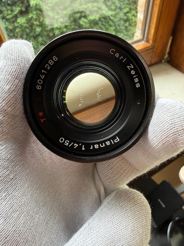 Carl Zeiss Planar 50 mm/1,4, Audio, Tv en Foto, Foto | Lenzen en Objectieven, Gebruikt, Standaardlens, Ophalen of Verzenden