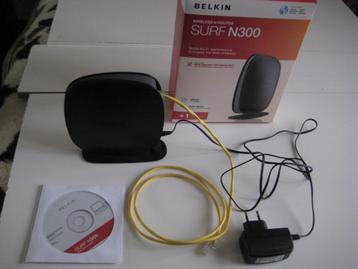 Belkin SURF N300 draadloze N router, Enlèvement, Comme neuf, Routeur, Belkin