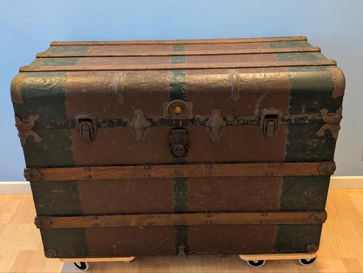 Oude Kist, Huis en Inrichting, Woonaccessoires | Kisten, Gebruikt, 50 tot 75 cm, 50 tot 75 cm, 100 tot 150 cm, Ophalen