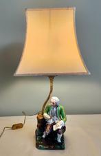 Vintage leeslamp - Zittende Schrijver, Huis en Inrichting, Ophalen, Gebruikt, 50 tot 75 cm