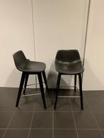 barstoelen by Castle Line model Alicia Hapy (2 stuks), Huis en Inrichting, Stoelen, Ophalen, Twee, Grijs, Gebruikt