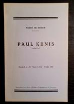André de Ridder, Paul Kenis (1934), Livres, Essais, Chroniques & Interviews, Comme neuf, Un auteur, Enlèvement ou Envoi, André de Ridder
