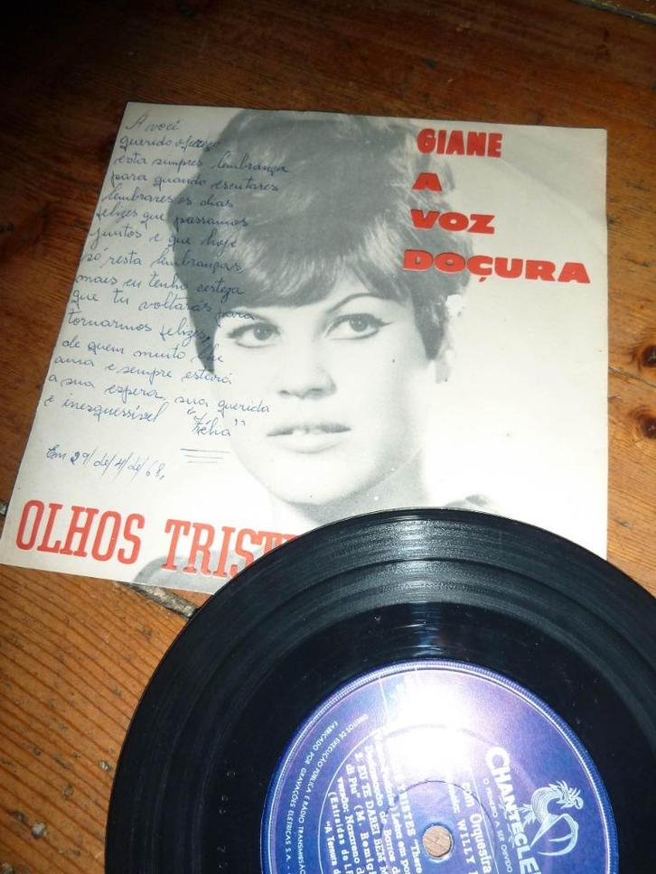 GIANE olhos tristes EP zeldzaam - 1967 -, Cd's en Dvd's, Vinyl Singles, Single, Verzenden