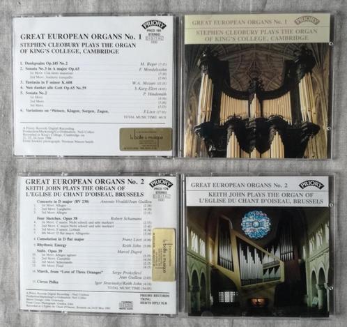 CD Classiques:  GREAT EUROPEAN ORGANS (11x), Cd's en Dvd's, Cd's | Klassiek, Zo goed als nieuw, Overige typen, Ophalen of Verzenden