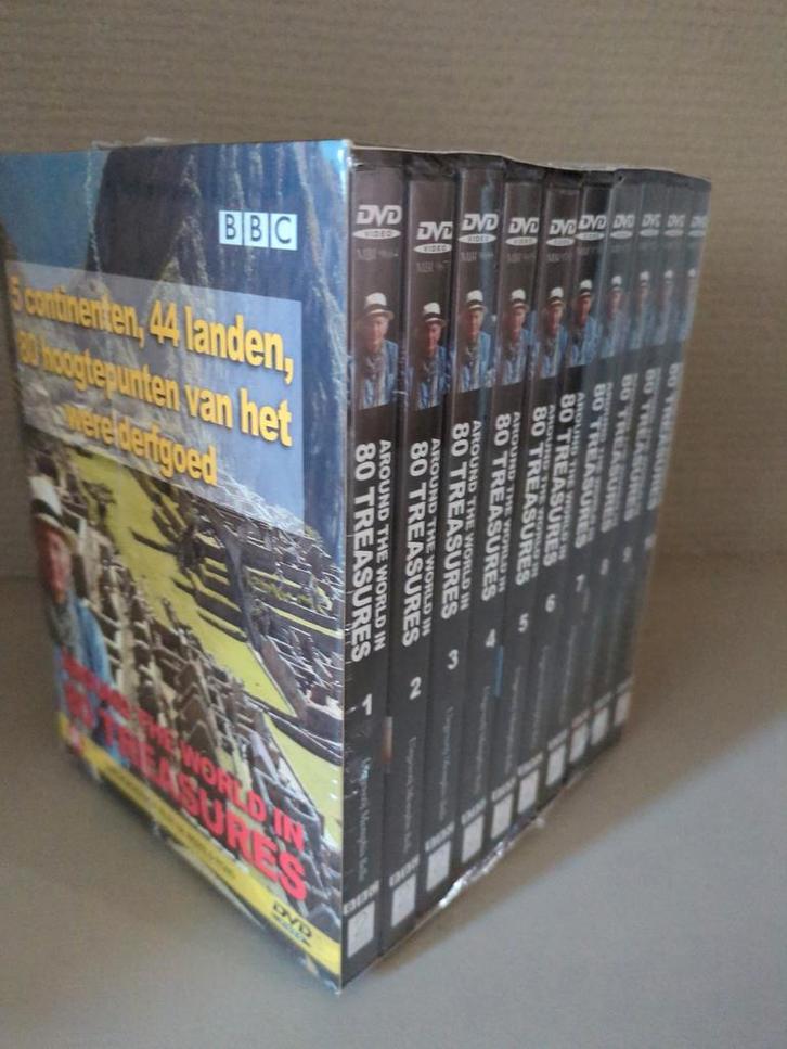 NIEUW dvd box Around the world in 80 treasures, Cd's en Dvd's, Dvd's | Documentaire en Educatief, Nieuw in verpakking, Boxset