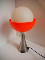 Vintage oranje UFO lampje uit de Space Age, 1970s, Ophalen of Verzenden