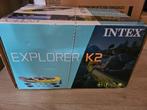 Intex Explorer K2 Kajak, Sports nautiques & Bateaux, Kayaks, Comme neuf, 2 personnes, Enlèvement
