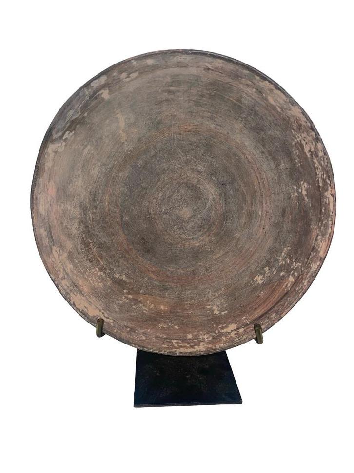 Grote antieke schaal Italië, 8e—7e eeuw ACN, terracotta, Antiek en Kunst, Antiek | Keramiek en Aardewerk, Ophalen of Verzenden