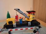 Lego - 7814 - Crane Wagon with Small Container, Ophalen of Verzenden, Gebruikt, Complete set, Lego
