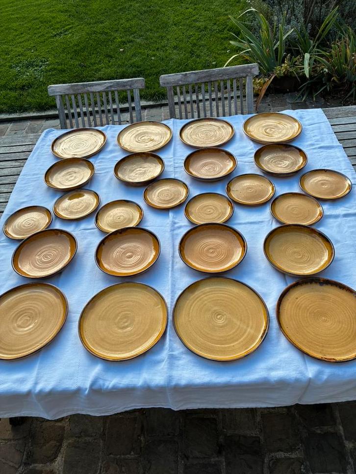 Service en poterie de Ben-Ahin, Antiek en Kunst, Antiek | Servies compleet, Ophalen of Verzenden