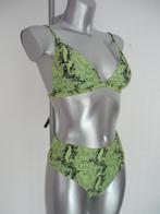 Licht groen - zwart Bikini met ingebouwde soft cups '' M '', Overige kleuren, Verzenden, Nieuw, Bikini
