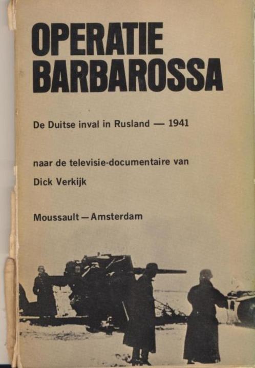 (a636) Operatie Barbarossa, de Duitse inval in Rusland 1941, Boeken, Oorlog en Militair, Gelezen, Verzenden