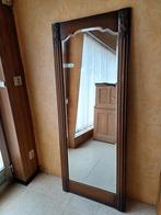 Spiegel met houten kader antiek 176x70, Ophalen, Rechthoekig, 50 tot 100 cm, 150 tot 200 cm