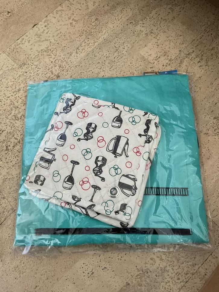 Keukenschort, handdoek, pannenlappen NIEUW, Huis en Inrichting, Keuken | Textiel, Nieuw, Ophalen of Verzenden