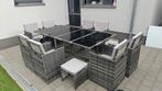 Tuinset Tectake Wicker zitgroep Palma, Tuin en Terras, Ophalen, Zo goed als nieuw, Wicker, Tuinset