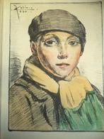 Jean COLIN Scholier, L' Ecolier 1930, Lithographie originale, Ophalen of Verzenden