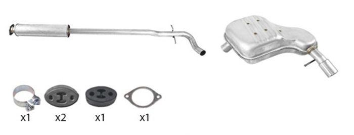 Volvo Uitlaat set S60 2000-2010 benzine met en zonder Turbo, Autos : Pièces & Accessoires, Autres pièces automobiles, Volvo, Neuf