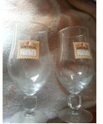 Kortrijk 800, 2X, Verzamelen, Ophalen, Zo goed als nieuw, Glas of Glazen