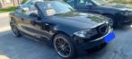 BMW 118i Cabrio seulement 42483 km - état impeccable, Autos, BMW, Cuir, Achat, Cabriolet, Noir