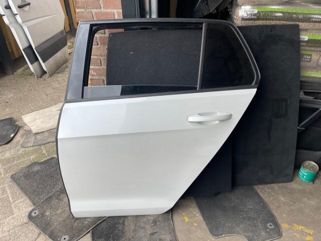 PORTIER LINKS ACHTER LC9A Volkswagen Golf VII (AUA), Auto-onderdelen, Carrosserie, Deur, Volkswagen, Achter, Links, Gebruikt