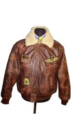 Veste de pilote en cuir Redskins XXL, Vêtements | Hommes, Comme neuf, Redskins, Taille 56/58 (XL), Enlèvement ou Envoi