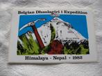 Himalaya Nepal 1982 Sticker Belgian Dhaulagiri 1 Expedition, Ophalen of Verzenden, Nieuw, Bedrijf of Vereniging