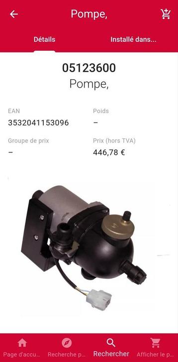 Pompe  Bulex Combitek/Thelia/Thema/ Themis 100% neuve, Neuf