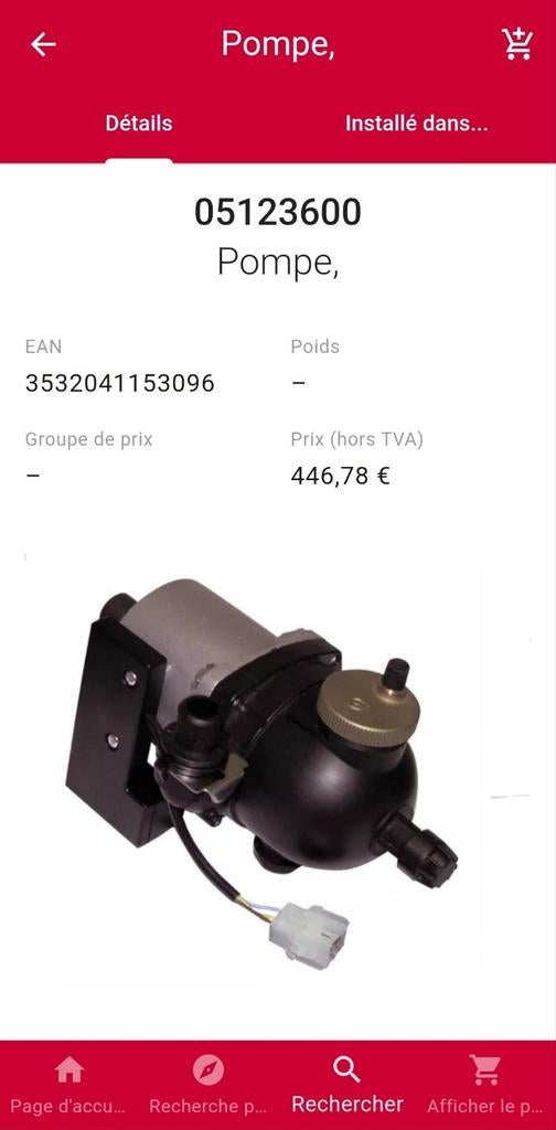 Pompe  Bulex Combitek/Thelia/Thema/ Themis 100% neuve, Collections, Collections Autre, Neuf