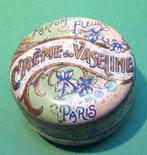 Ancienne boîte de crème de vaseline., Collections, Boîte en métal, Enlèvement ou Envoi
