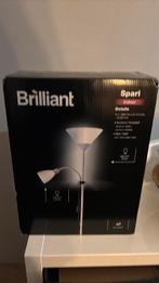 Lampadaire Spari Brilliant 1,8m alu argenté E14, Maison & Meubles, Neuf, Argenté, Métal, 150 à 200 cm