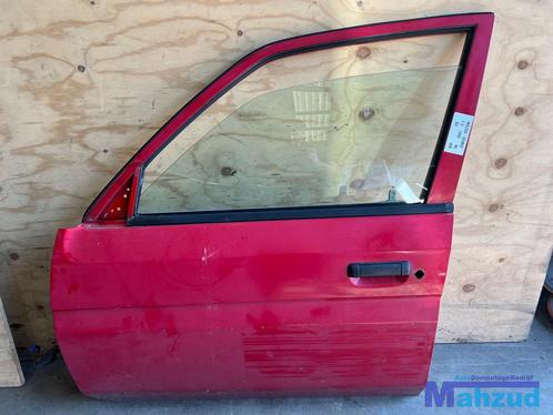 MAZDA DEMIO ROOD SU links voor deur portier 1996-2003, Auto-onderdelen, Carrosserie, Deur, Mazda, Gebruikt, Ophalen of Verzenden