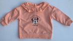 Pull orange clair "Minnie Mouse" taille -3 mois, Comme neuf, Fille, Pull ou Veste, Disney