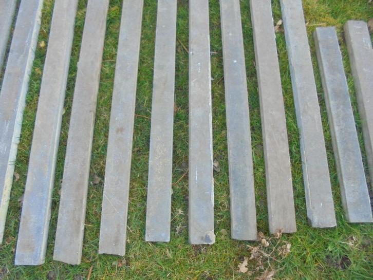 blauwsteen stroken, Doe-het-zelf en Bouw, Vloerdelen en Plavuizen, Gebruikt, Steen of Klei, 10 tot 30 cm, Ophalen