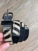 Costes Riem Zwart/Grijs uit Leer - Maat 85, Kleding | Dames, Minder dan 3 cm, 80 tot 90 cm, Verzenden, Heupriem