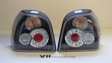 VW Golf 3 achterlampen half LED black beschikbaar voor biedingen