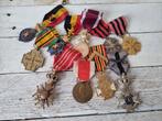 ABBL Medaille Lot WOI - WOII, Verzamelen, Ophalen of Verzenden, Landmacht, Lintje, Medaille of Wings