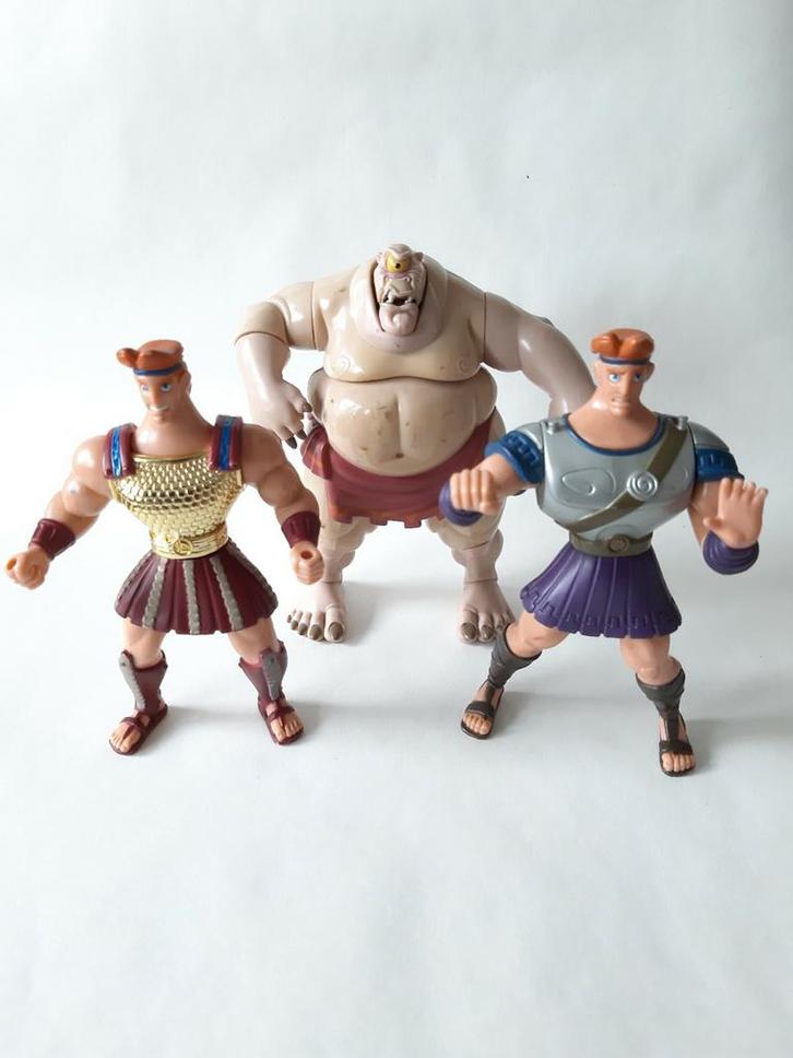 3 disney Hercules figuren       Q4, Kinderen en Baby's, Speelgoed | Actiefiguren, Zo goed als nieuw, Ophalen of Verzenden