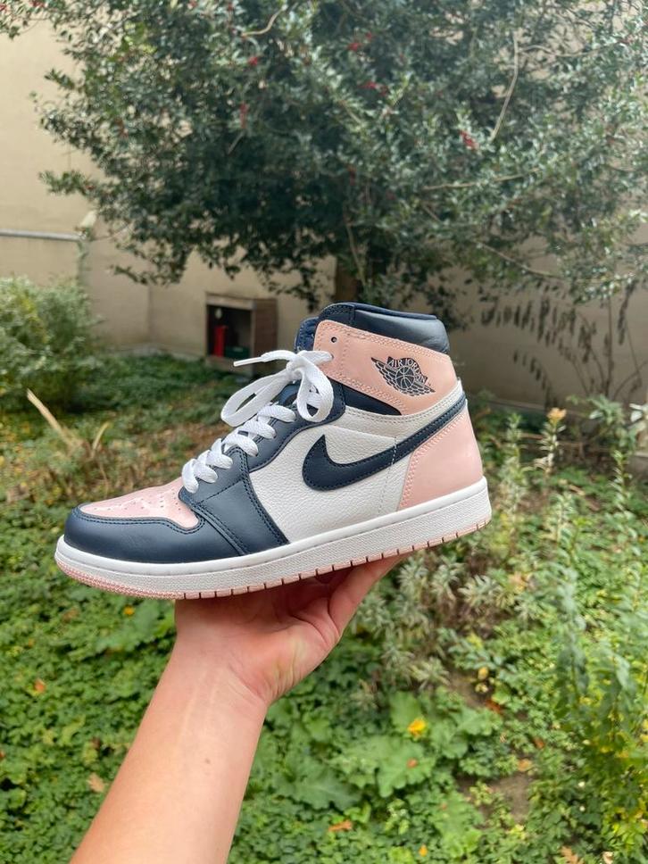 Nike Air Jordan 1 Retro High OG « Bubble Gum », Kleding | Heren, Schoenen, Gedragen, Sneakers, Ophalen