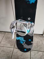 Snowboard Nitro blauw-zwart 1m46, Sports & Fitness, Snowboard, Planche, Enlèvement, Utilisé