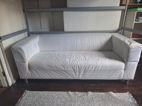 zetel, Huis en Inrichting, Zetels | Zetels, Gebruikt, Rechte bank, Driepersoons, 150 tot 200 cm, 75 tot 100 cm, Kunststof, Ophalen