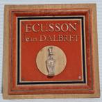 Houten reclamebord Ecusson, Jean d'Albret, 1950/60, Ophalen of Verzenden, Gebruikt, Reclamebord