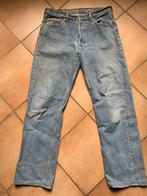 Levi's 501 lichtgewassen blauwe jeans W34 L34 (L36 gesneden), W33 - W34 (confectie 48/50), Gedragen, Levi’s, Verzenden