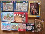 10 puzzles 1000 pièces gara,tis complets, Ophalen of Verzenden, Zo goed als nieuw