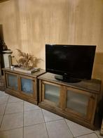 Houten kasten (2) met schuifdeuren, Huis en Inrichting, Ophalen, Gebruikt