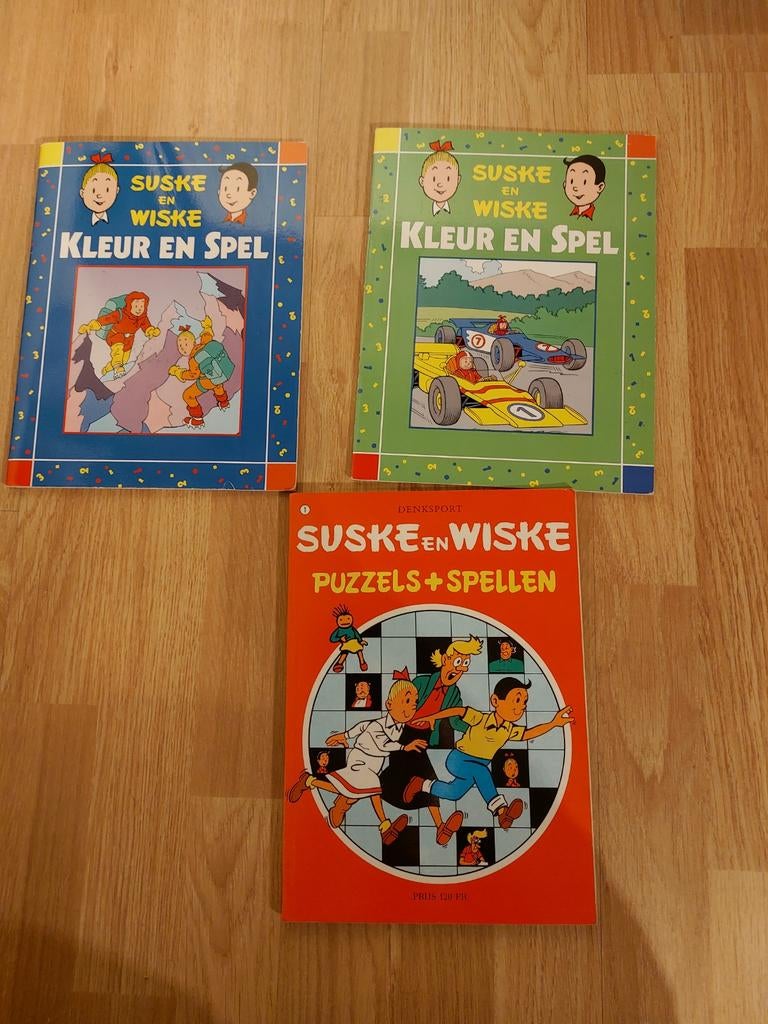Suske en wiske kleur puzzel en spel, Ophalen of Verzenden