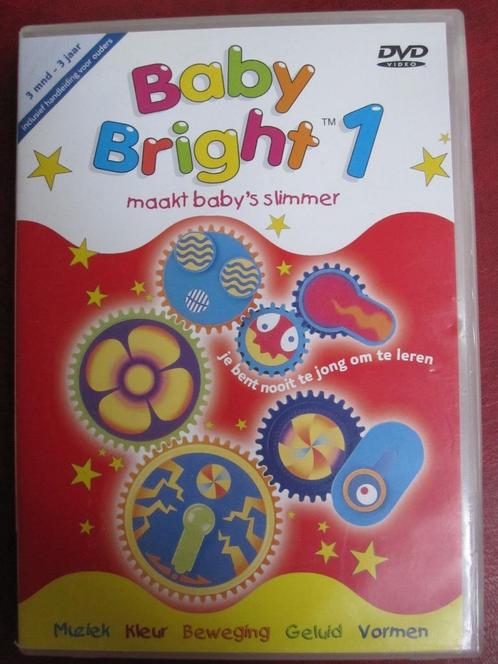 Baby bright 1, Cd's en Dvd's, Dvd's | Kinderen en Jeugd, Zo goed als nieuw, Tv fictie, Educatief, Alle leeftijden, Ophalen of Verzenden