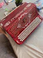 Accordeon Scandalli perfecte staat 120 bassen, Muziek en Instrumenten, Accordeons, Ophalen, Zo goed als nieuw, Scandalli, Met koffer